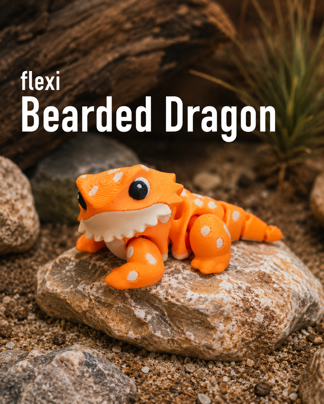 Flexi Beared Dragon Lizard