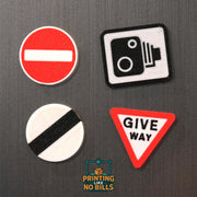 UK Road signs Fridge Magnet