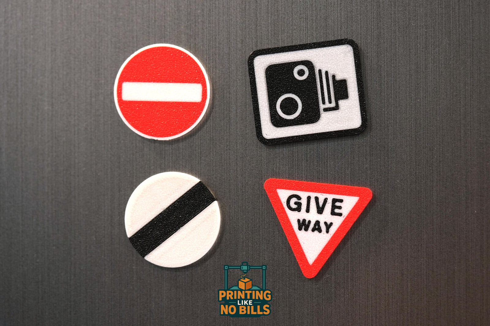 UK Road signs Fridge Magnet