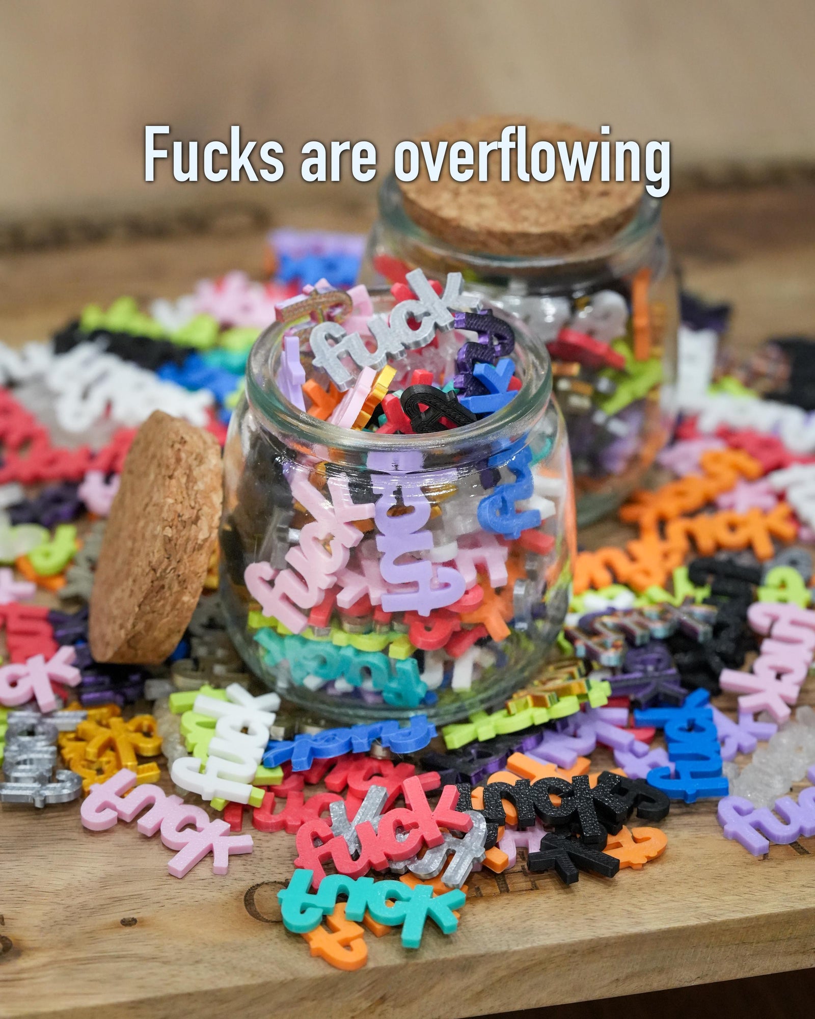 Fuck to Give in Glass Jar