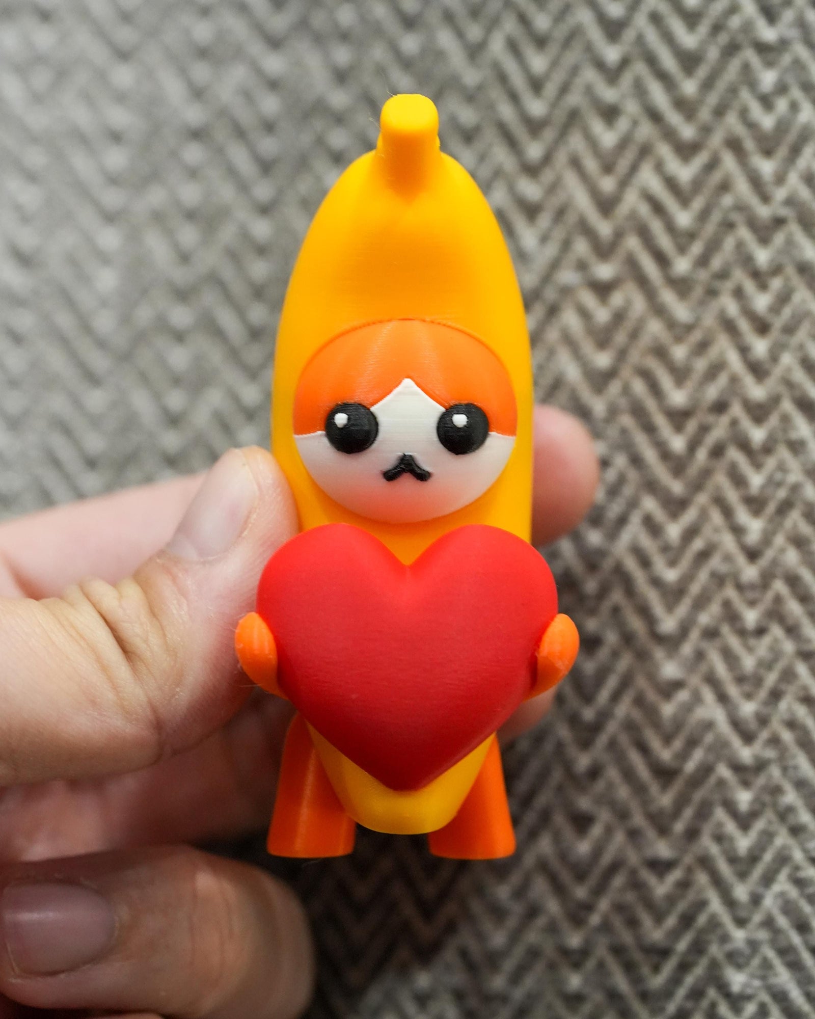 Banana Cat with Heart