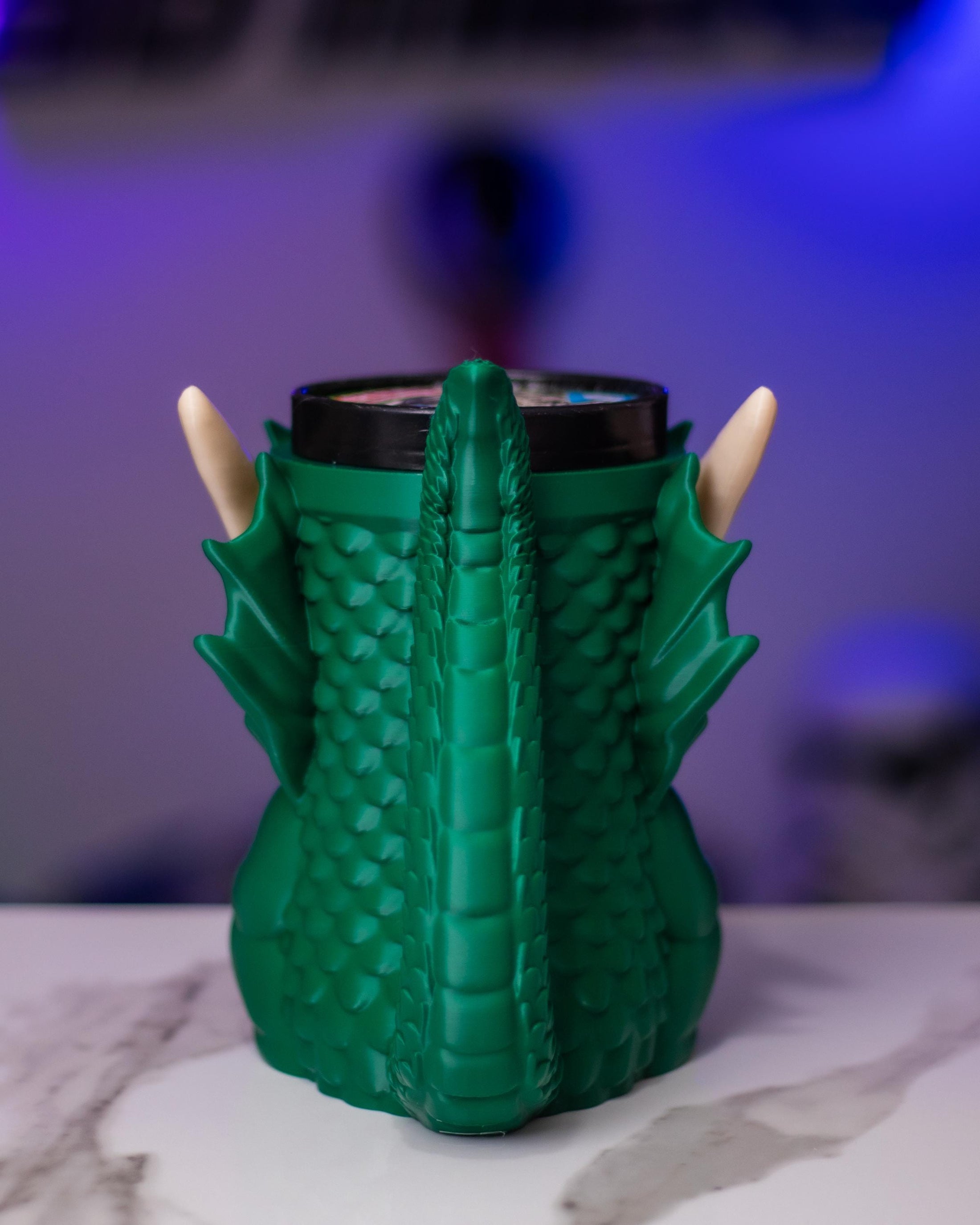 Dragon Ice-cream Pint & Spoons Holder