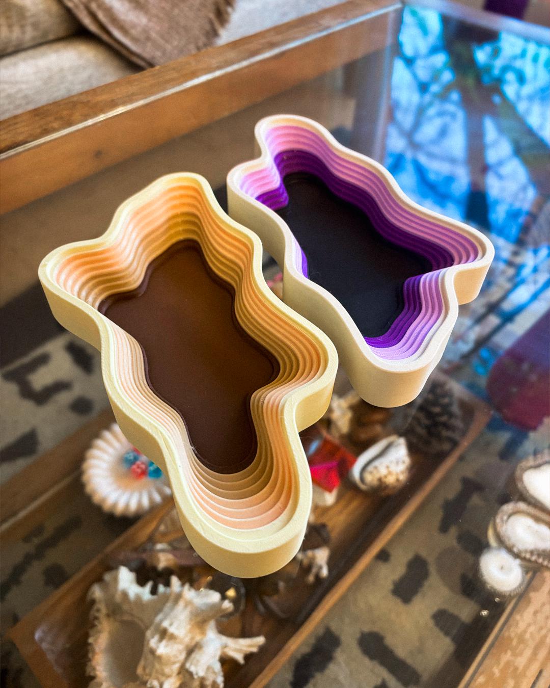 Ameba Drop Shape Tray