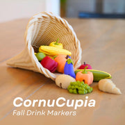 CornuCupia Fall-Themed Drink Markers