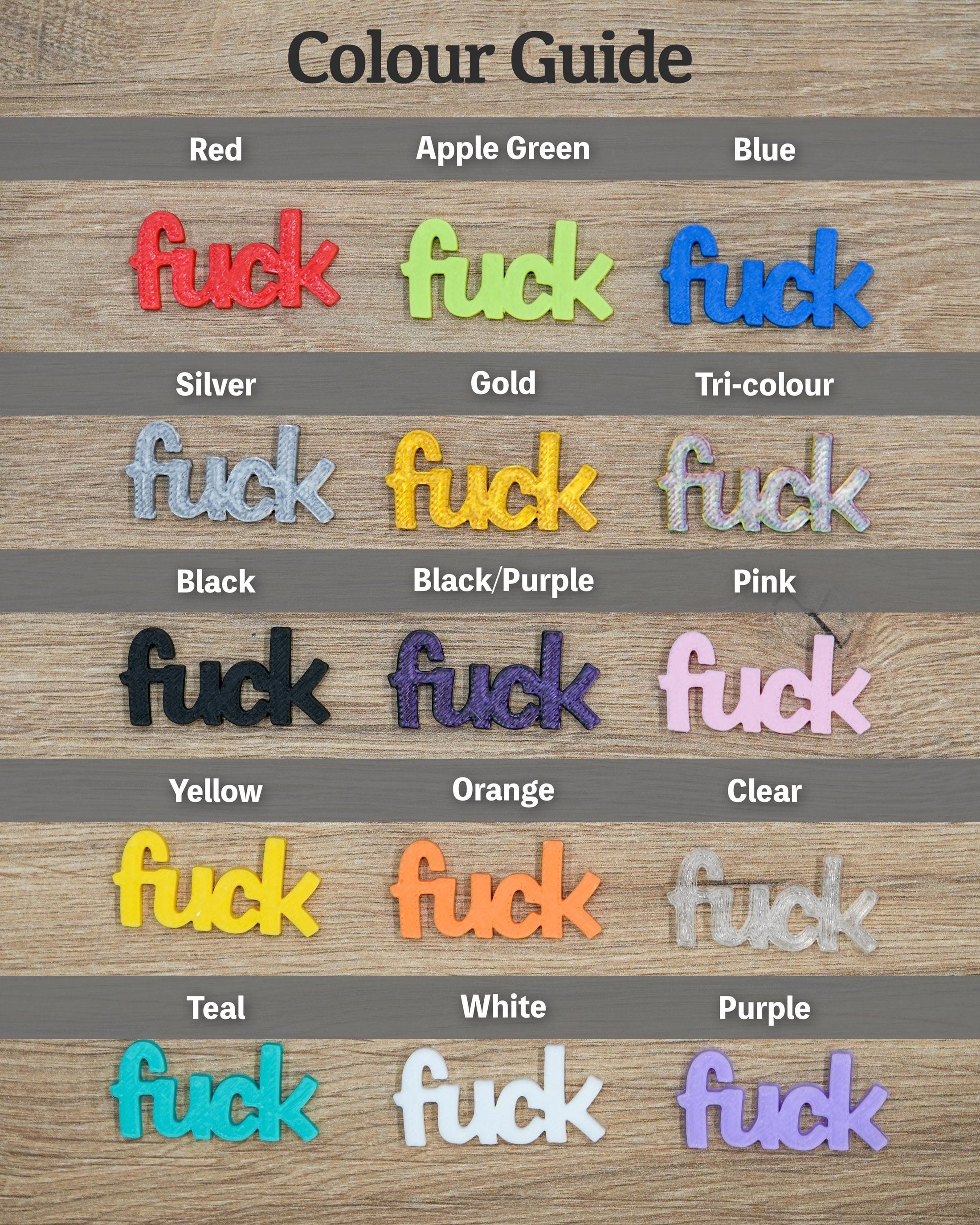 Big “FUCK” Decor