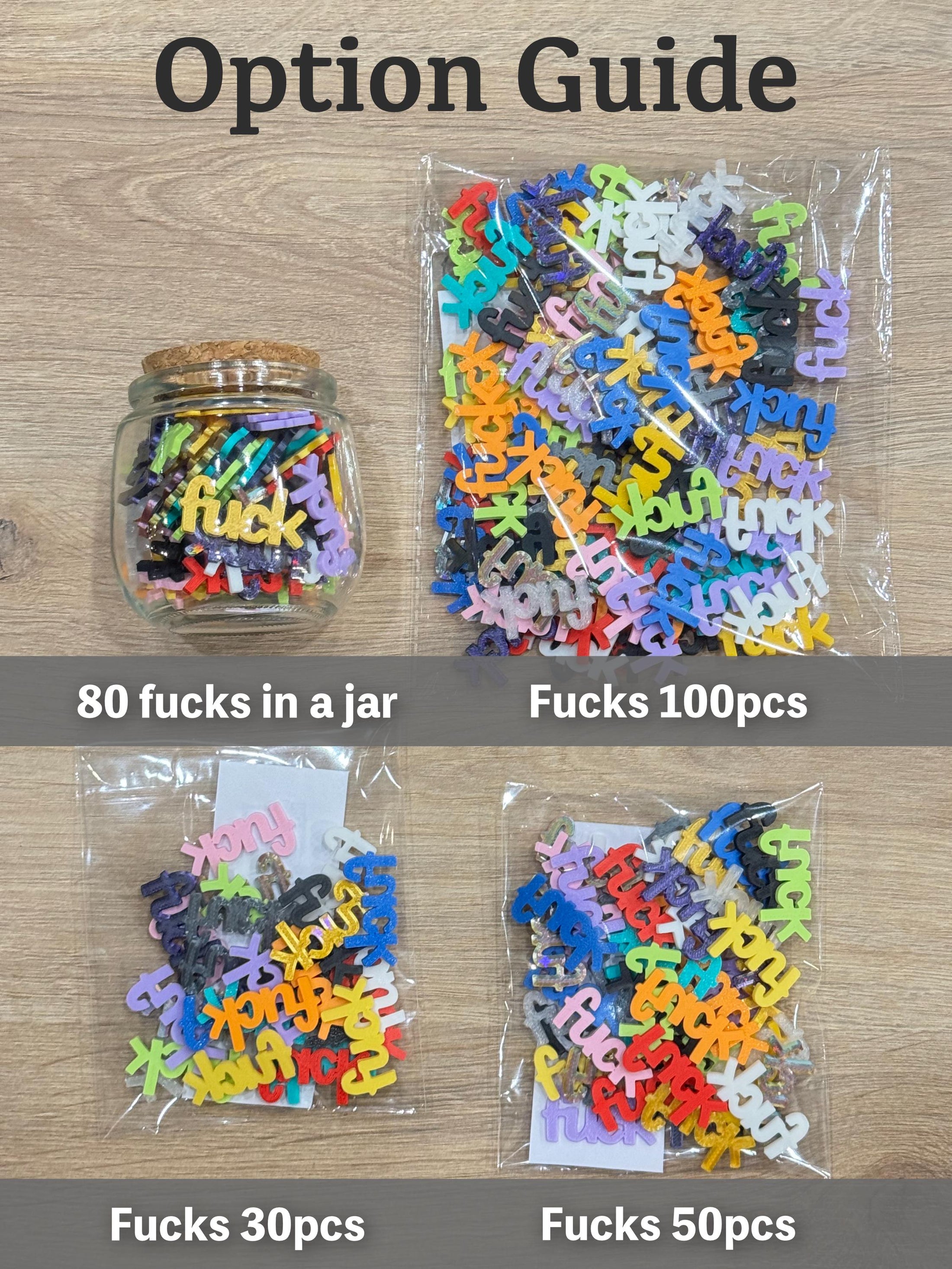 Fuck to Give in Glass Jar