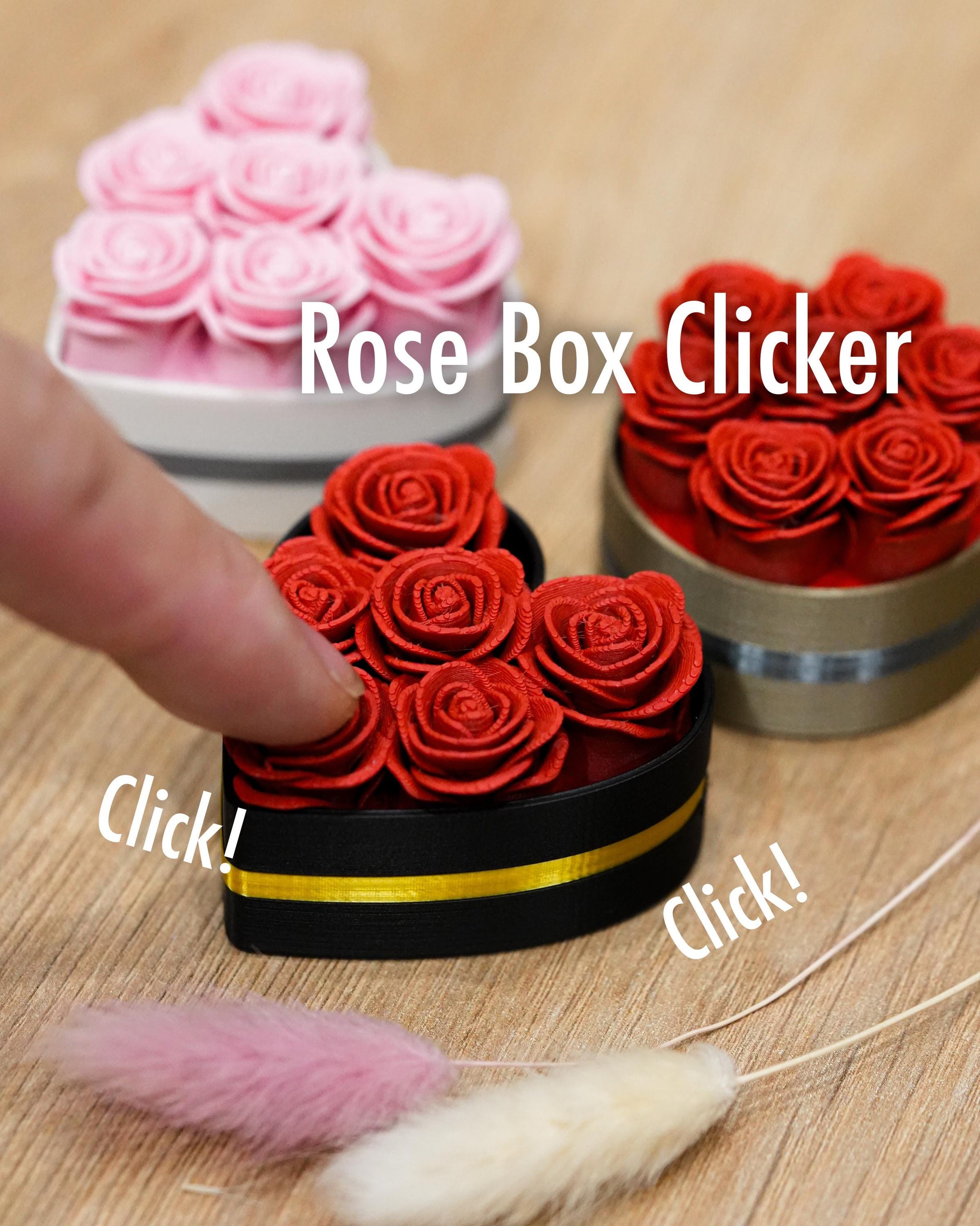 Rose Flower Box Clicker