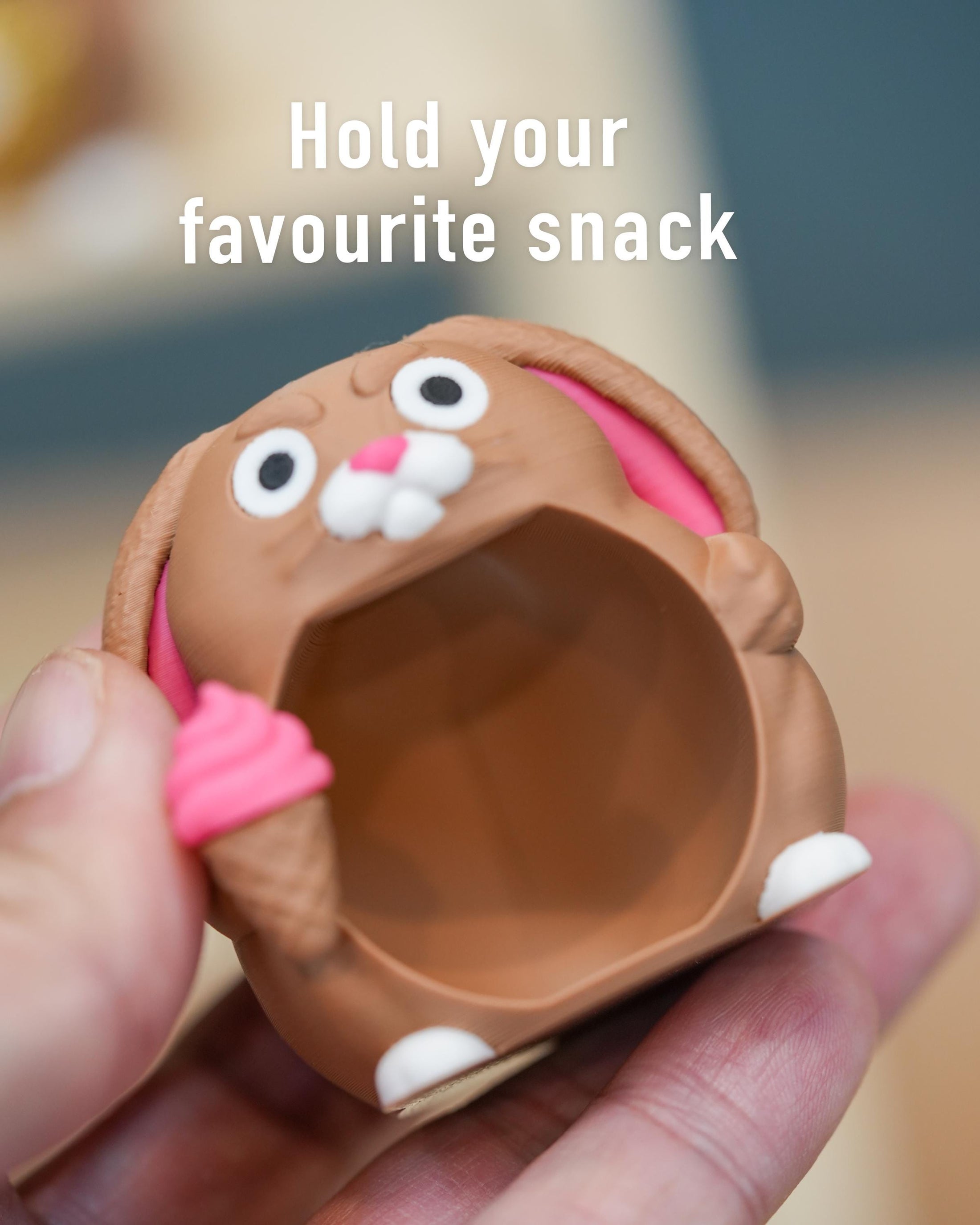 Angry Bunny Chocolate Holder