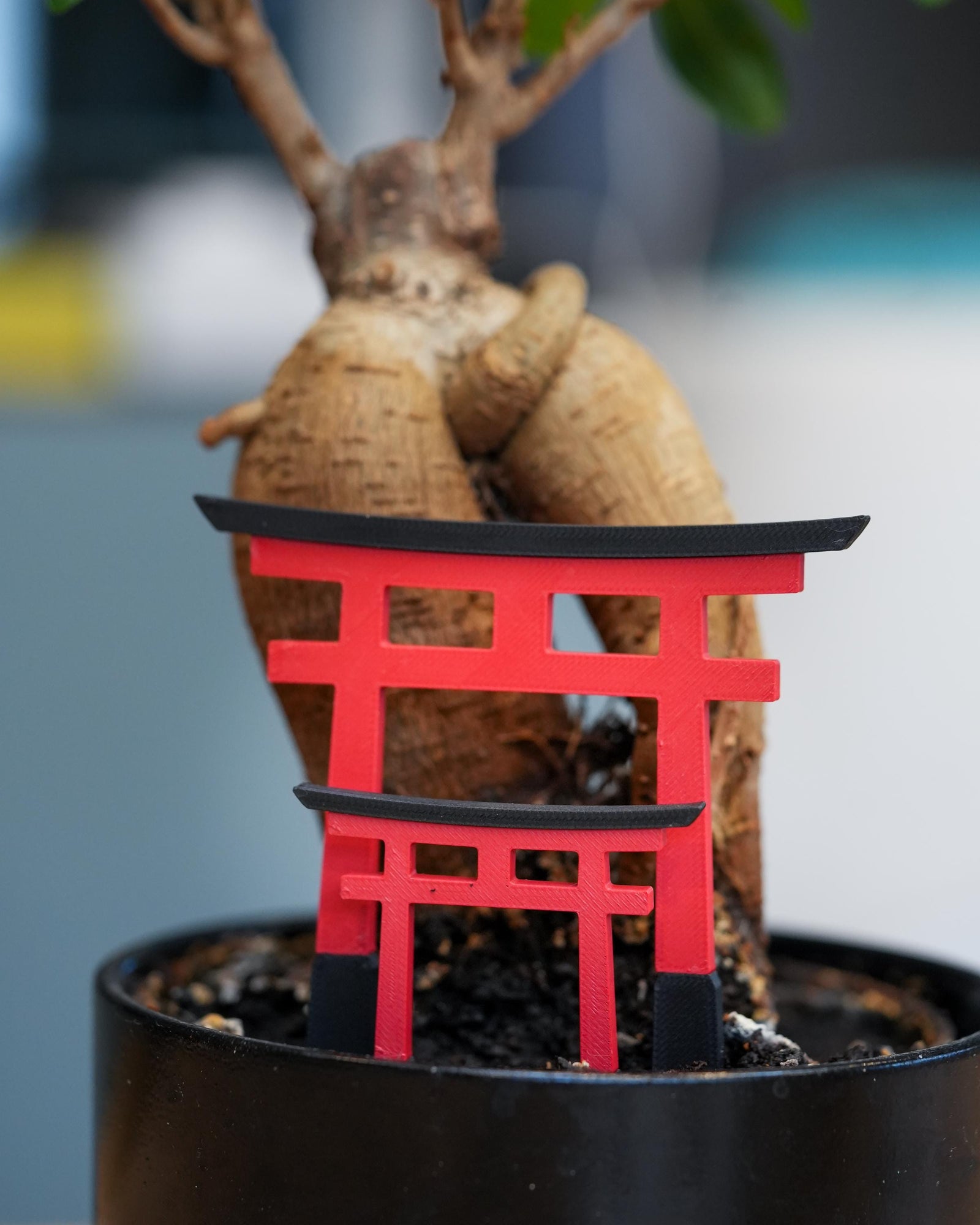 Miniature Torii Gate Plant Pot Decoration