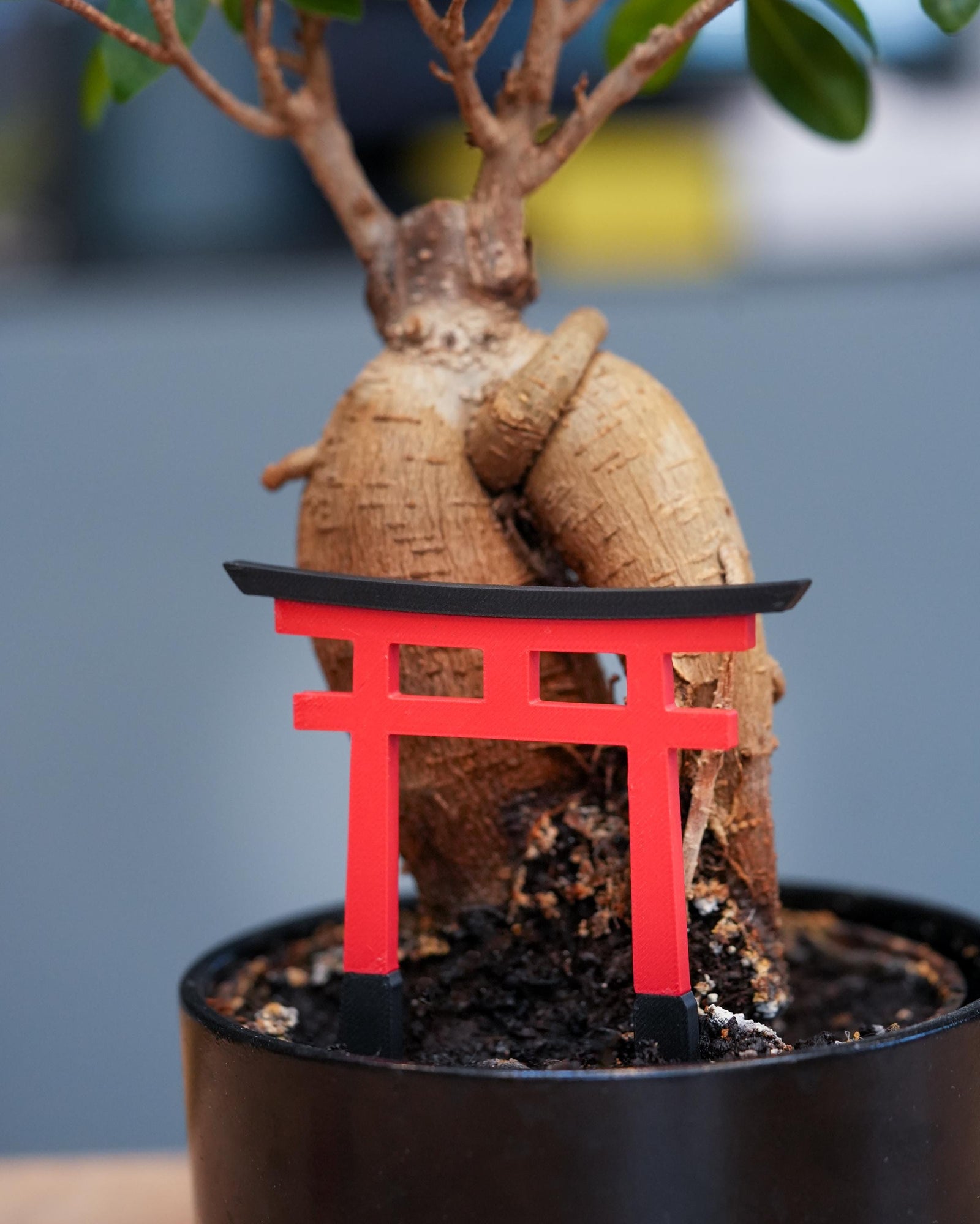 Miniature Torii Gate Plant Pot Decoration