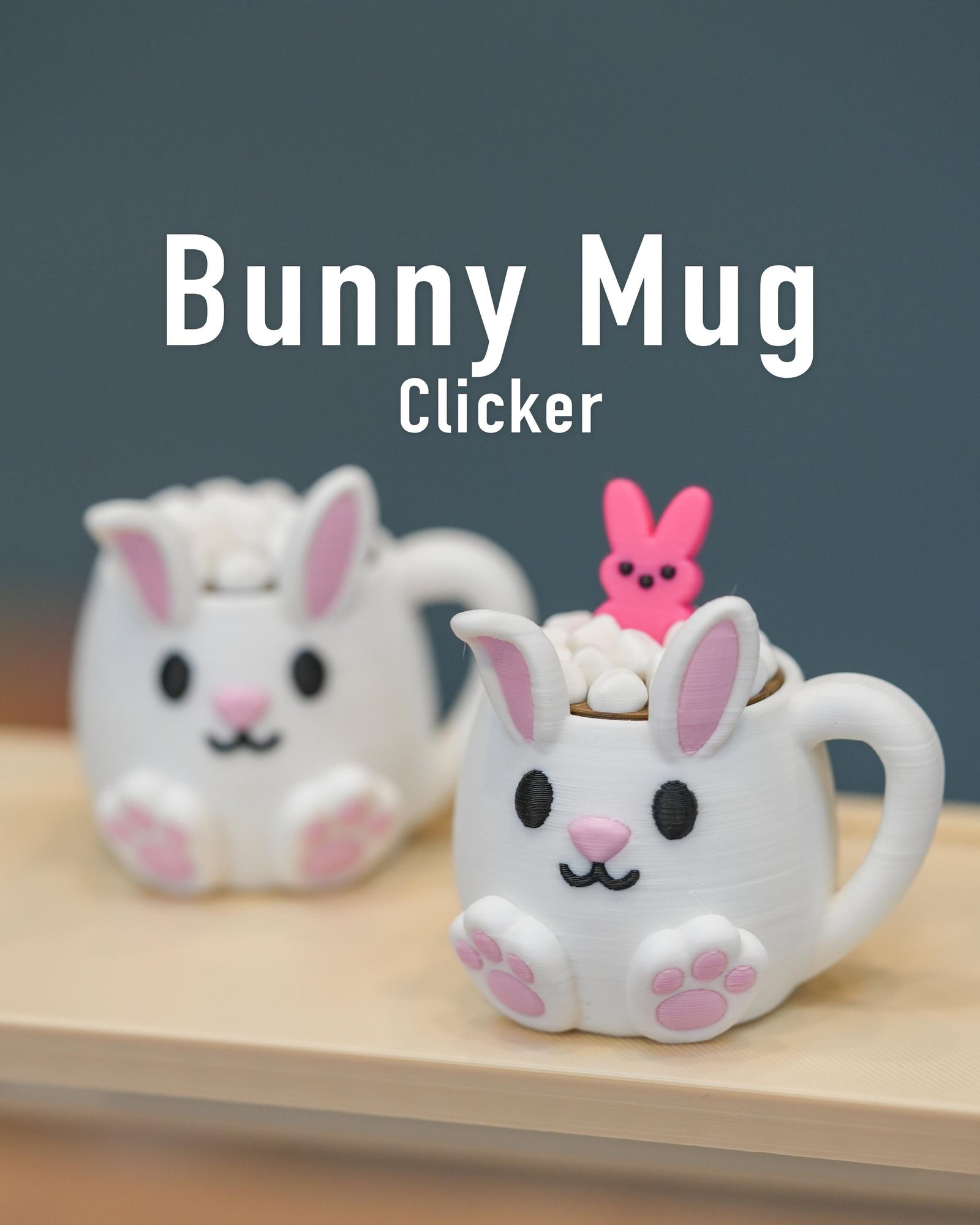 Bunny Rabbit Mug Clicker