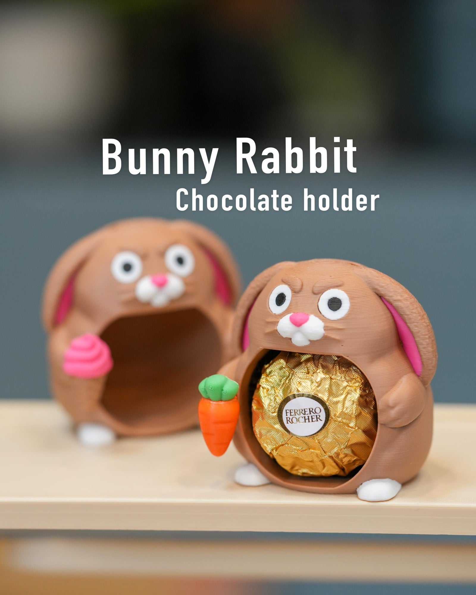 Angry Bunny Chocolate Holder
