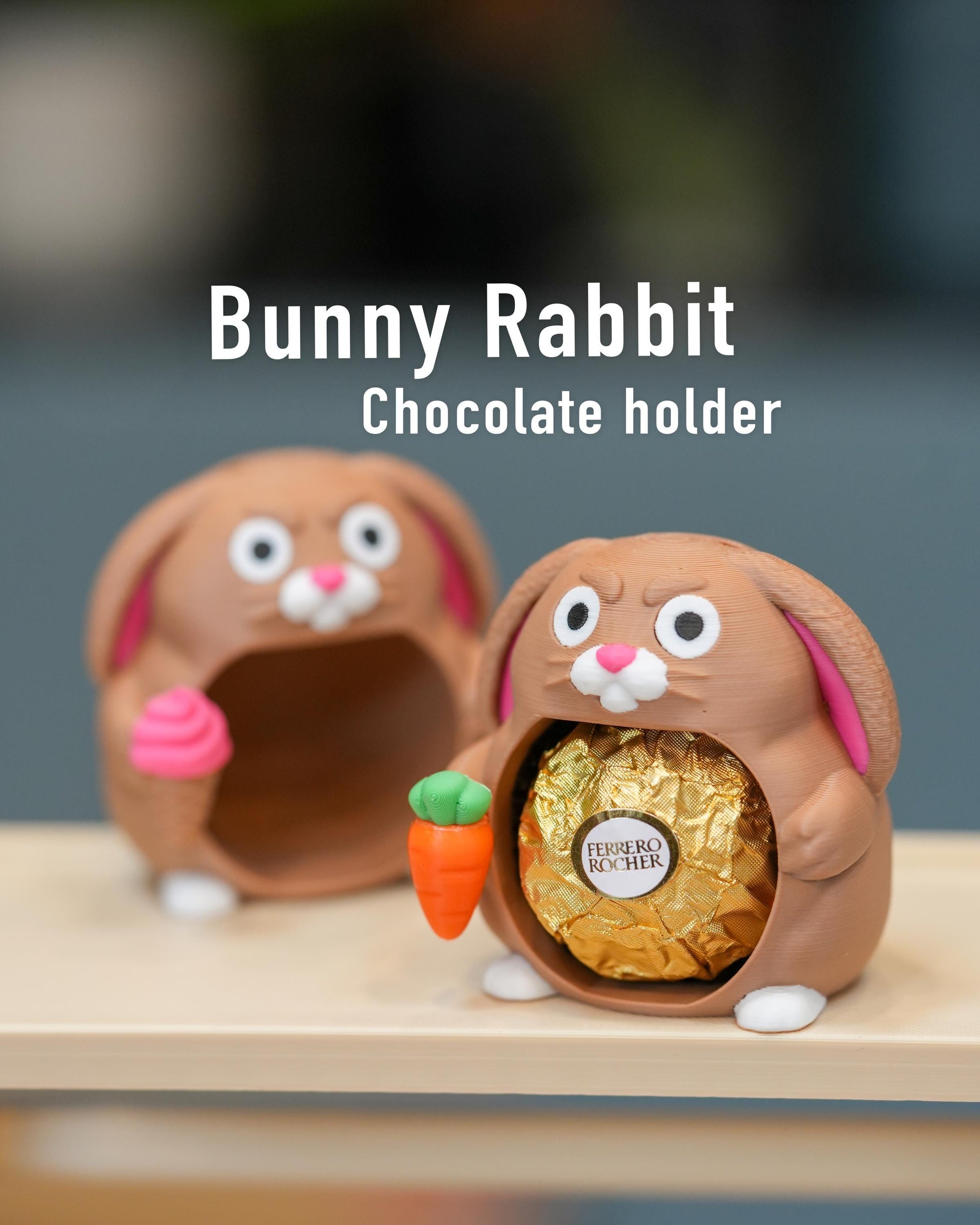 Angry Bunny Chocolate Holder