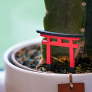 Miniature Torii Gate Plant Pot Decoration