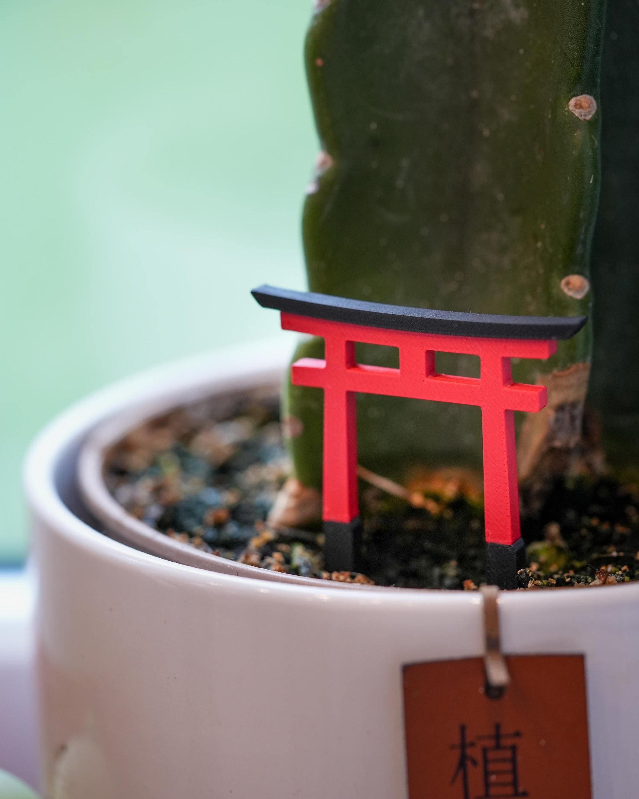 Miniature Torii Gate Plant Pot Decoration