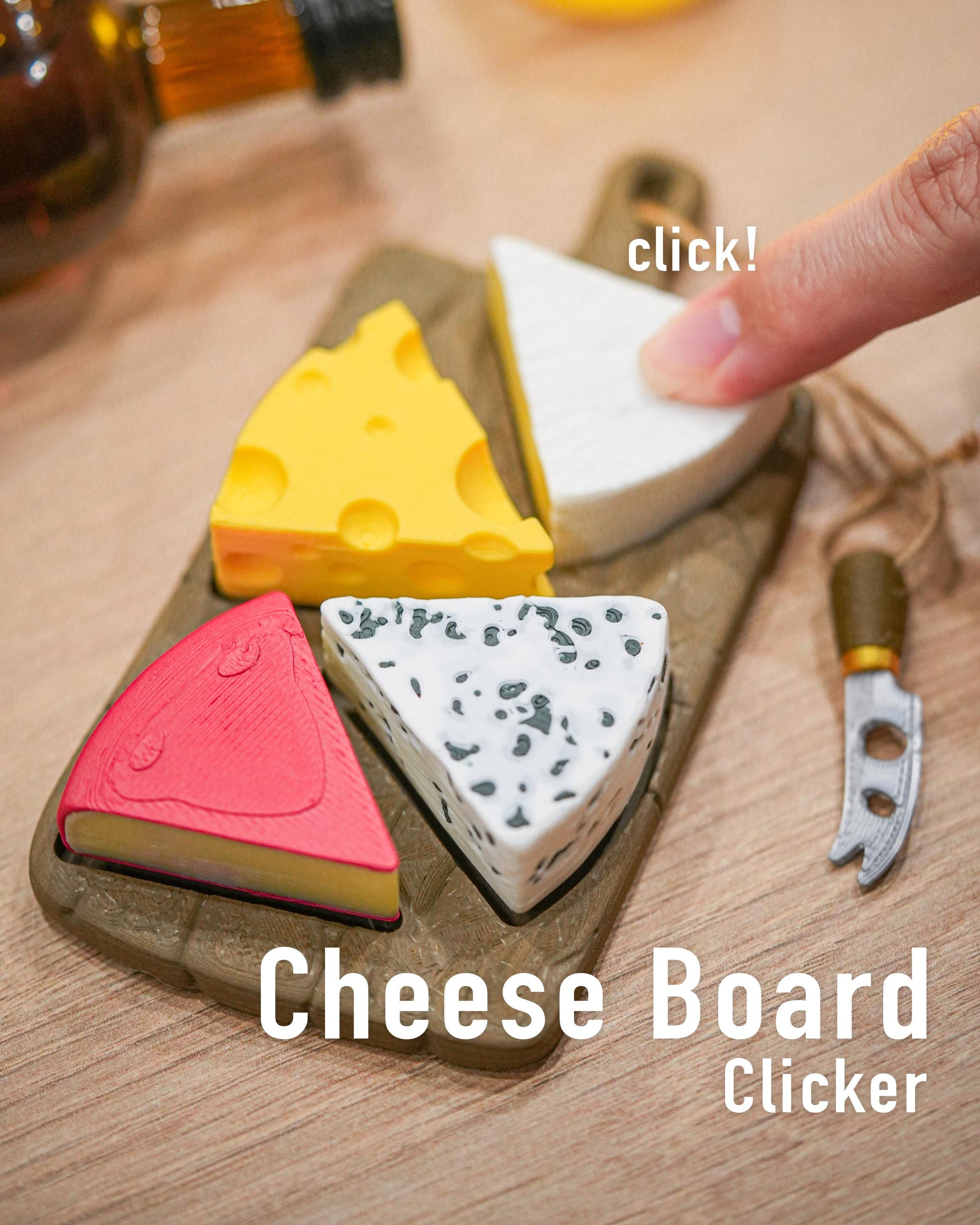 Cheese Board Fidget Clicker